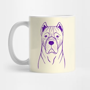 Cane Corso (Beige and Purple) Mug